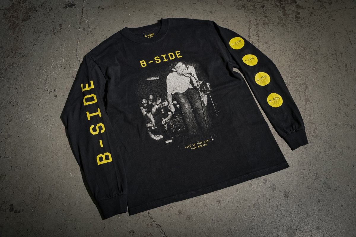 B-SIDE Longsleeve angle view