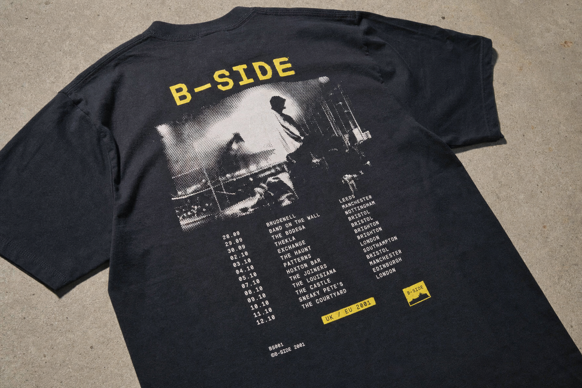 B-SIDE Tee Tour angle view