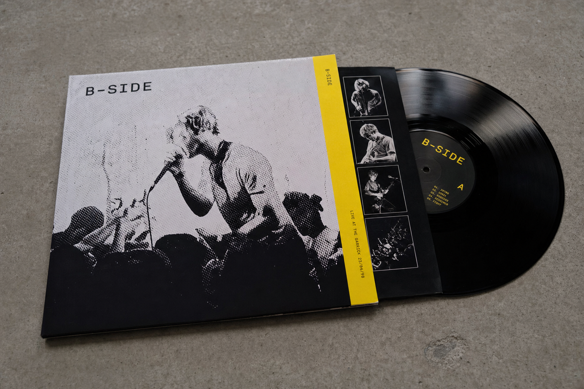 B-SIDE Vinyl LP angle view