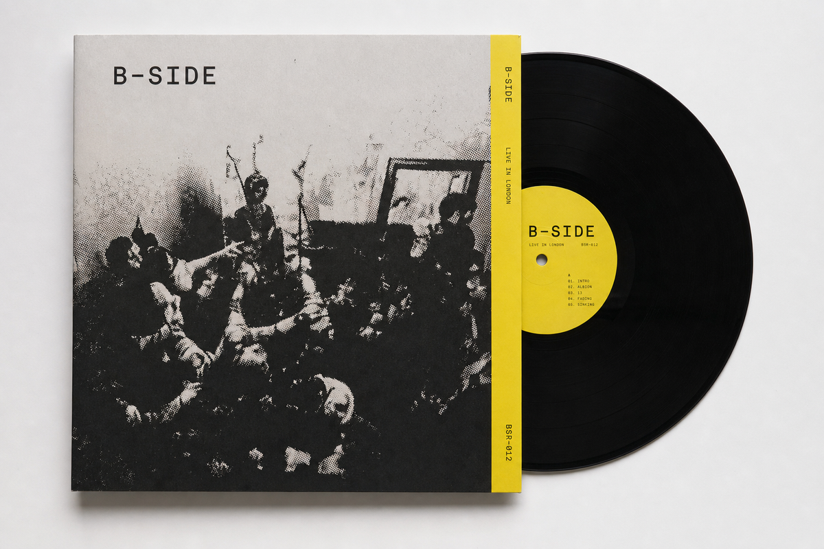 B-SIDE Vinyl LP front view