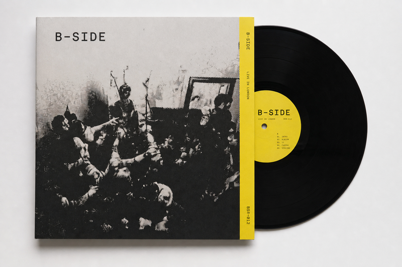 B-SIDE Vinyl LP front view